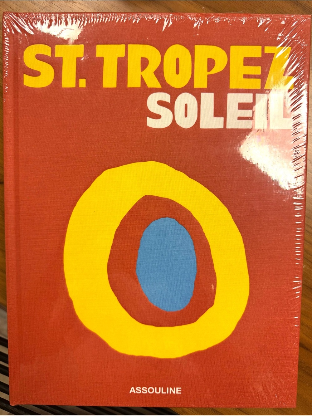 Assouline St. Tropez Soleil Hardcover - Red Yellow Blue